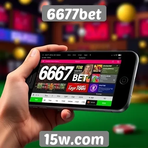 Interface do 6677bet é otimizada para dispositivos móveis